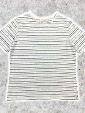 2000's Classic Elements Fitted Striped T-Shirt